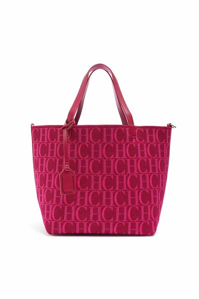 Sac cabas chic en cuir rose