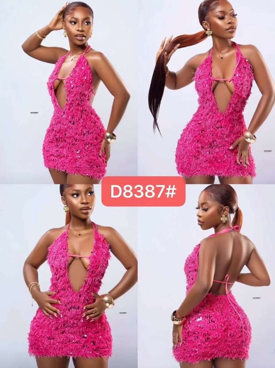 Robe pailletée élégante