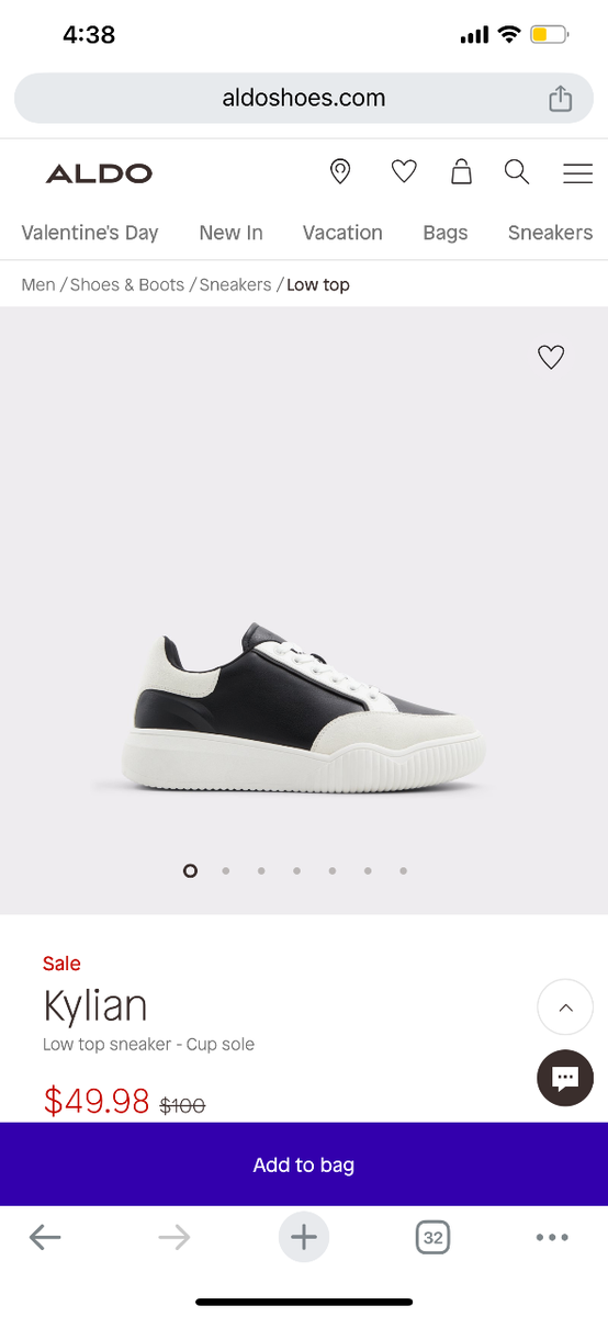 ALDO MENS Casual Sneakers Instock