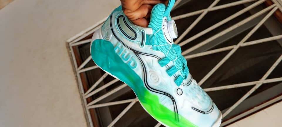 Sneakers colorés pour hommes