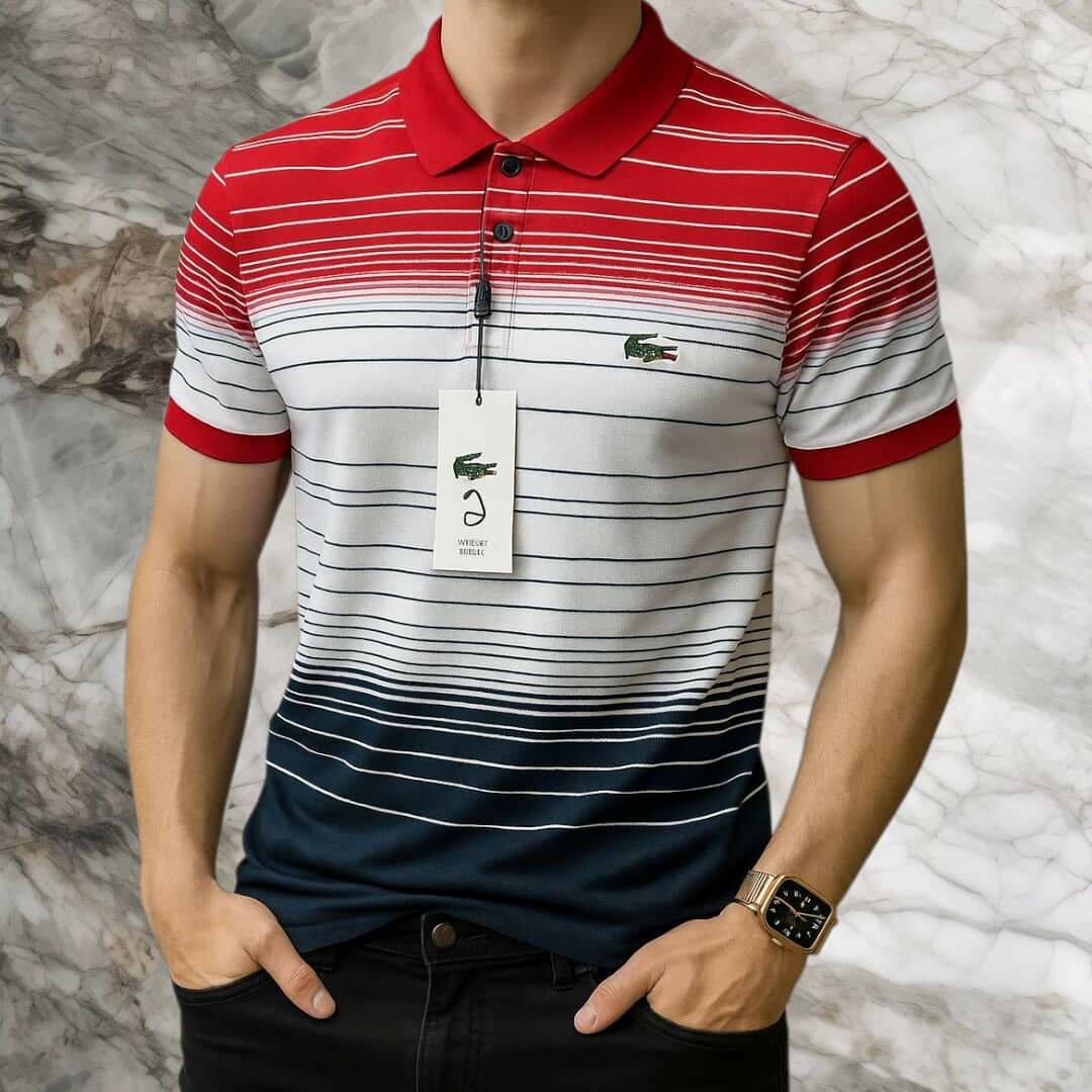 Polo à rayures élégant