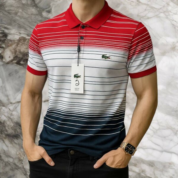 Polo à rayures élégant