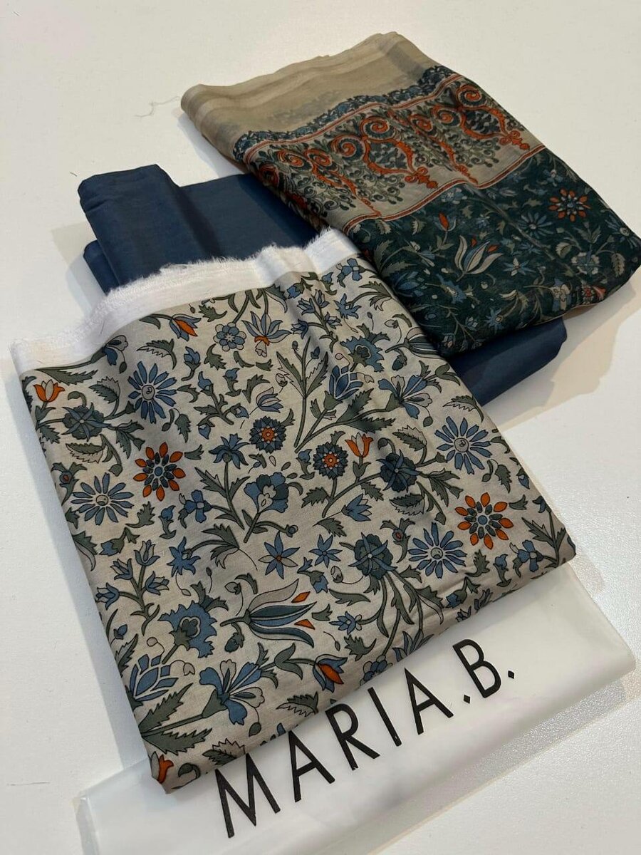 Printed lawn suit