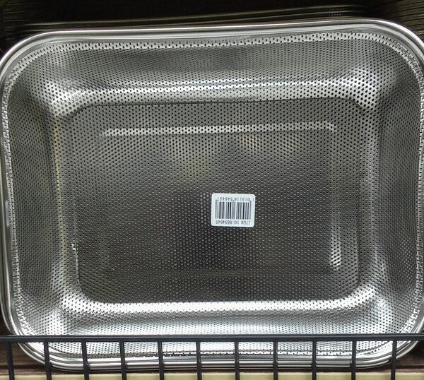 Plateau perforé inox robuste