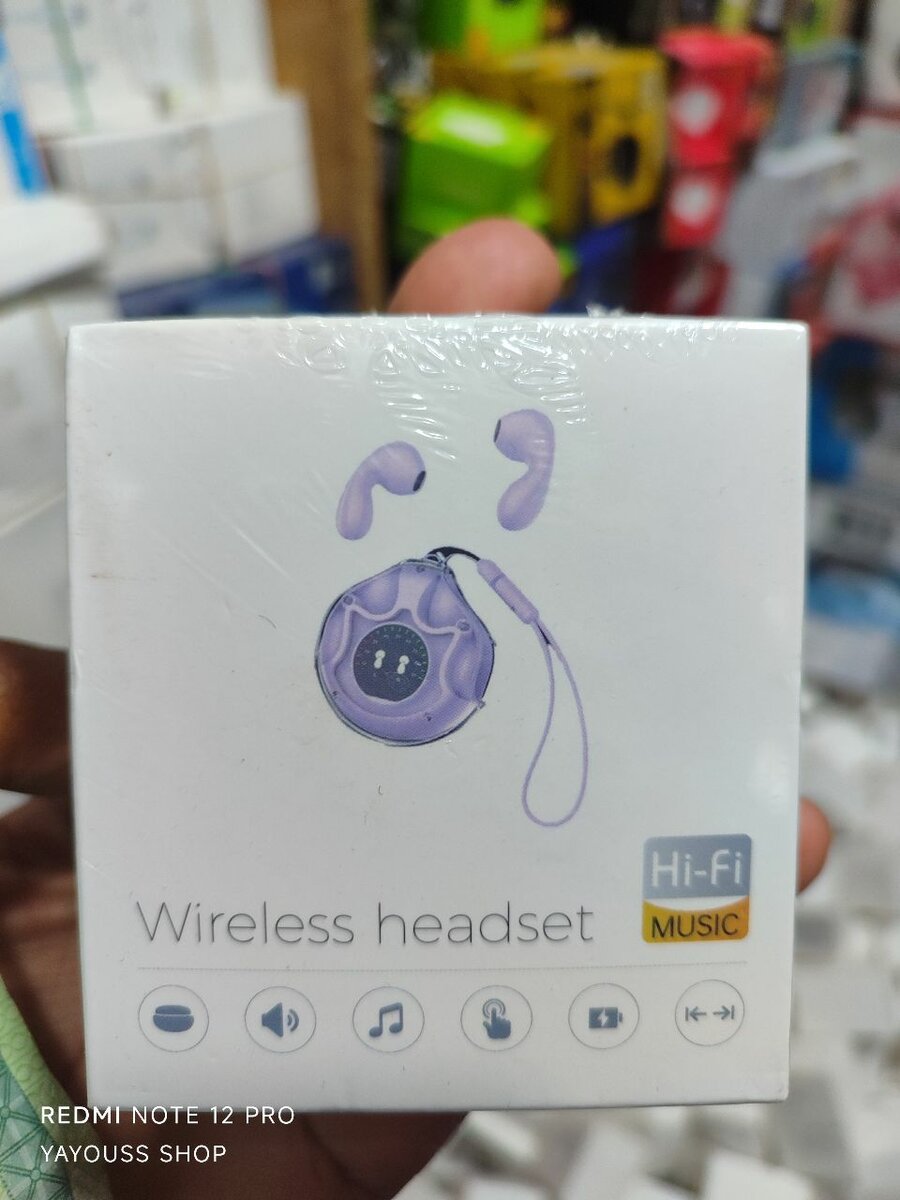 Purple Wireless Hi-Fi Earbuds