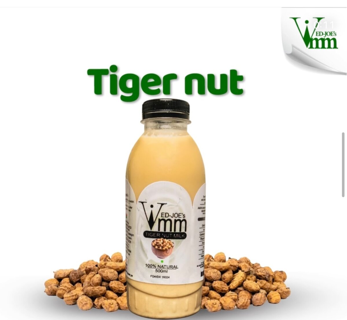 ED-JOEs Vimm Tiger nut Drink