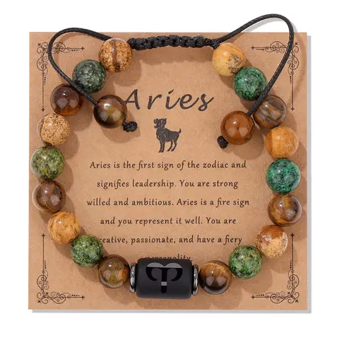 Bracelet de signe zodiaque en