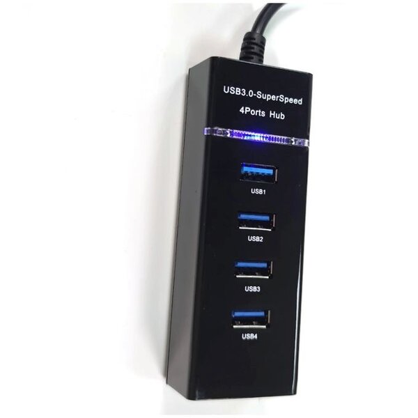 Multiport HUB USB 3.0 avec 4 ports ( 1.2 mètre )