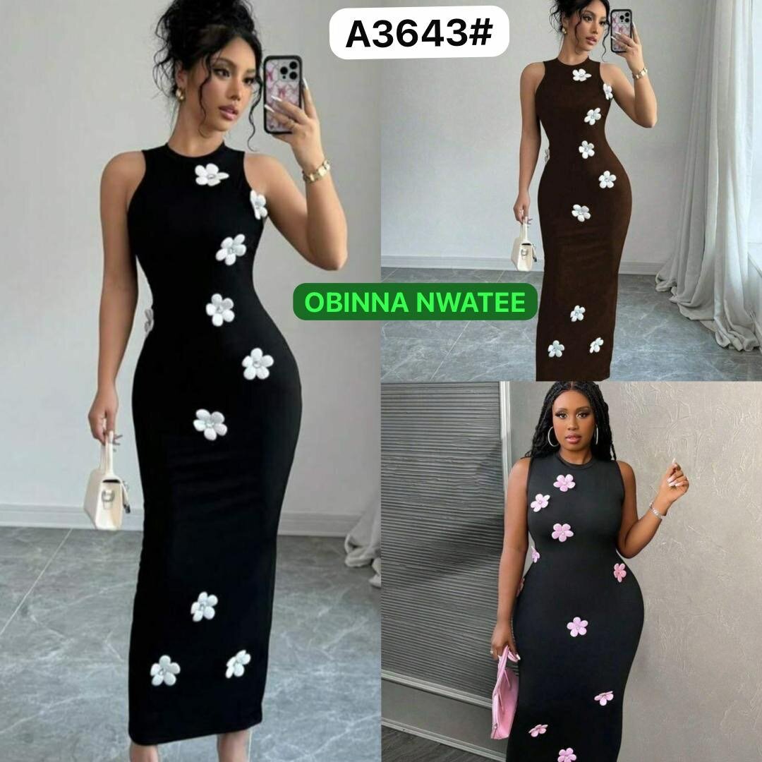 Robe élégante à fleurs