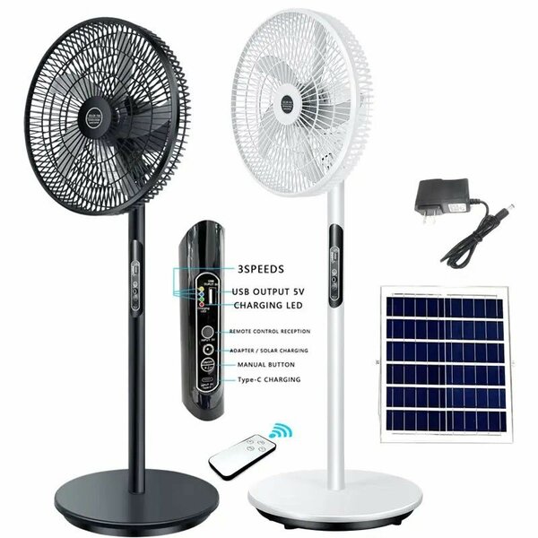 Rechargeable Solar fan