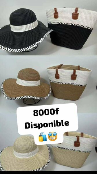 Chapeaux et sacs en paille