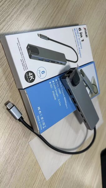 Hub USB-C 6-en-1 Multiport