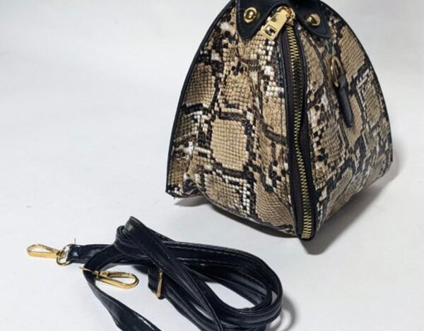 Rhombus Snakeskin Fashion Bag