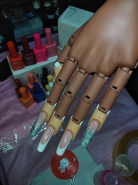 Glitters acrylic powder