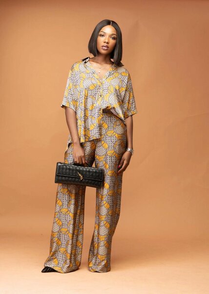 Ensemble pantalon imprimé