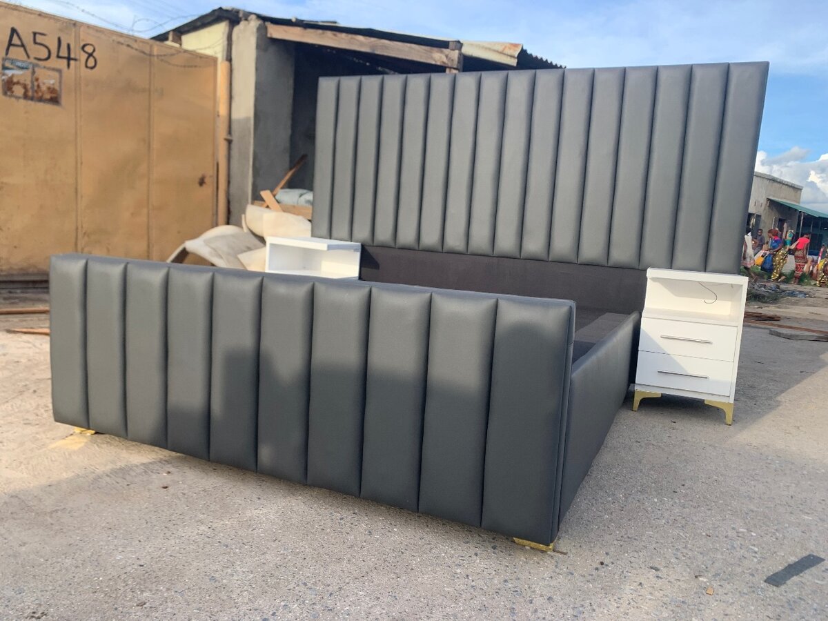 Bed , head and side drawers