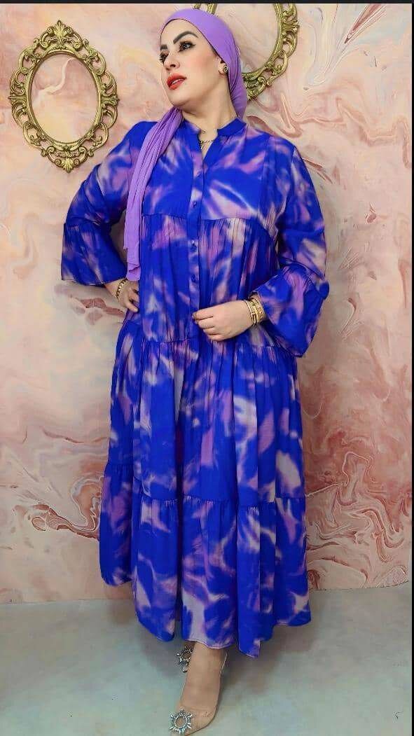 Longue robe turquoise