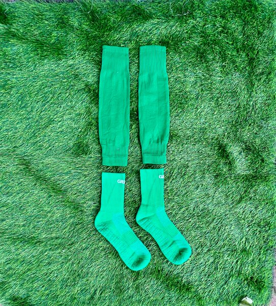 Chaussettes de football vertes