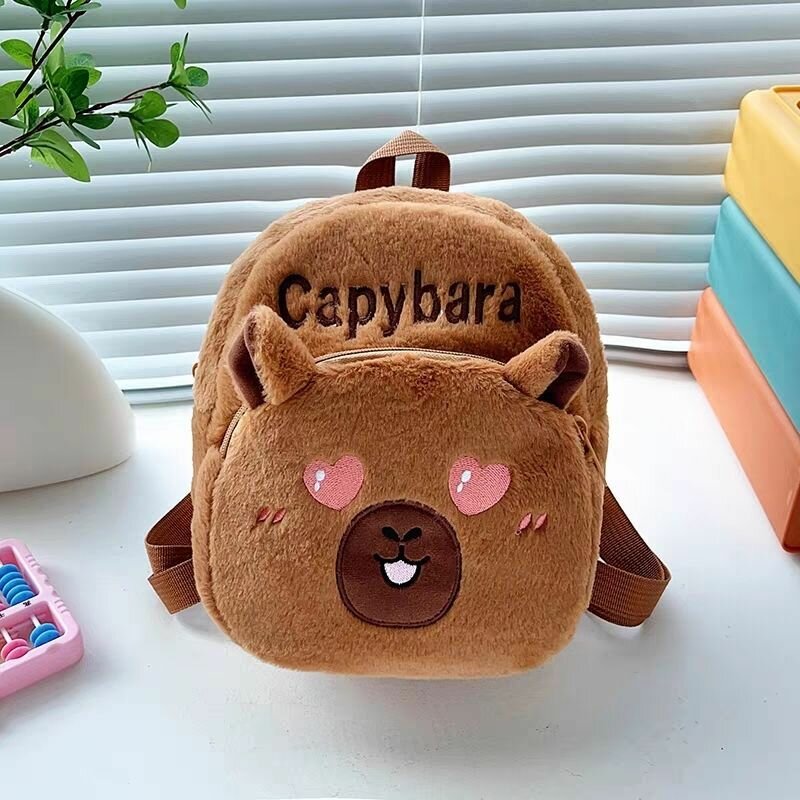 Sac à dos en peluche Capybara