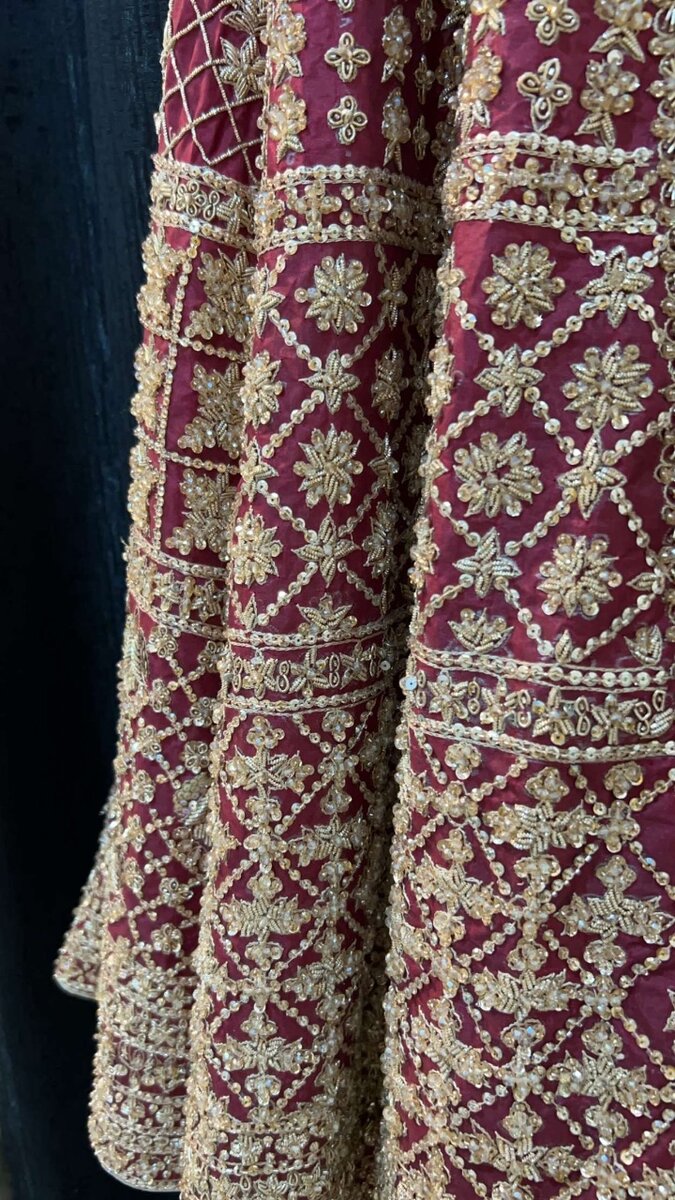 Bridal Dress ( Lehnga + Maxi ) Wore for 2 hours only