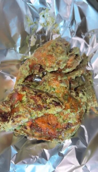 Poulet grillé savoureux