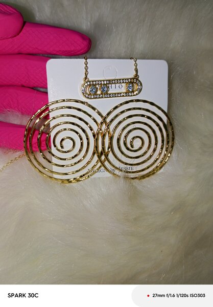 Duo boucles et chaîne