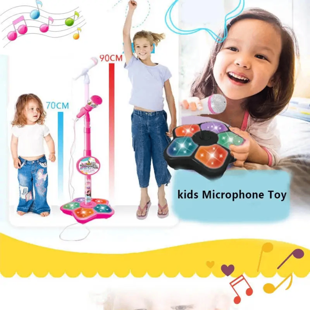 Microphone jouet enfant coloré
