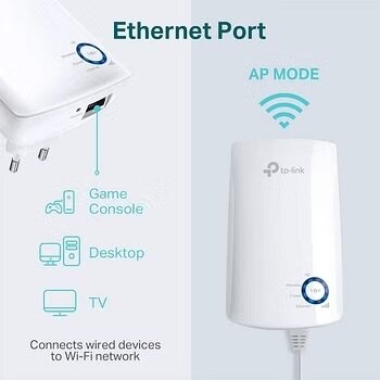 TP Link TL-WA850RE 300Mbps Universal Wi-Fi Range Extender