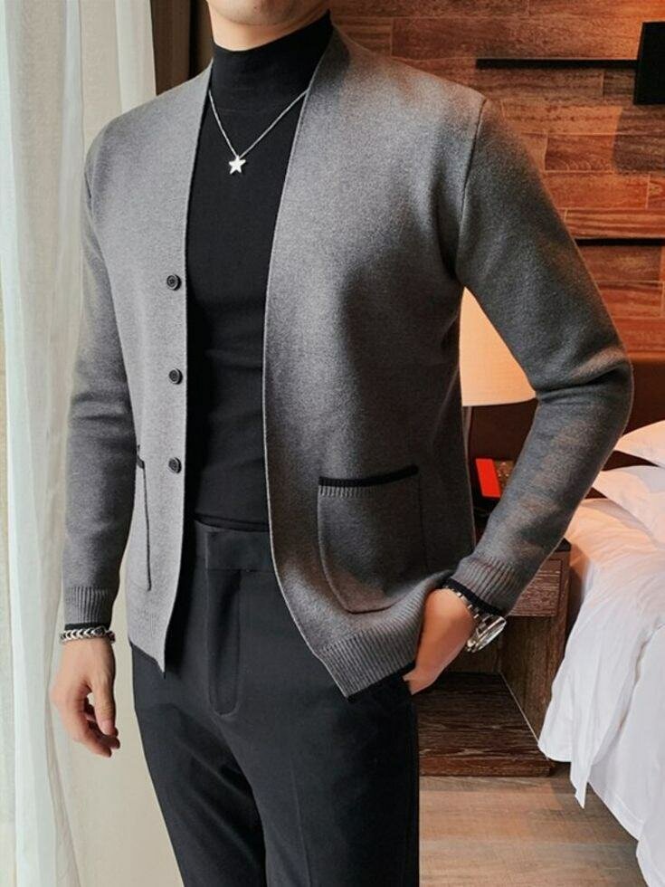 Cardigan élégant pour hommes