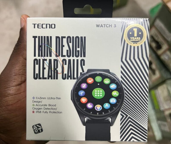 Tecno Watch 3 Design Mince