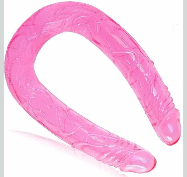 Double gode réaliste étanche