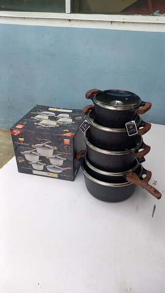 Granite Costed Cookware Non Stick [10 Pcs]