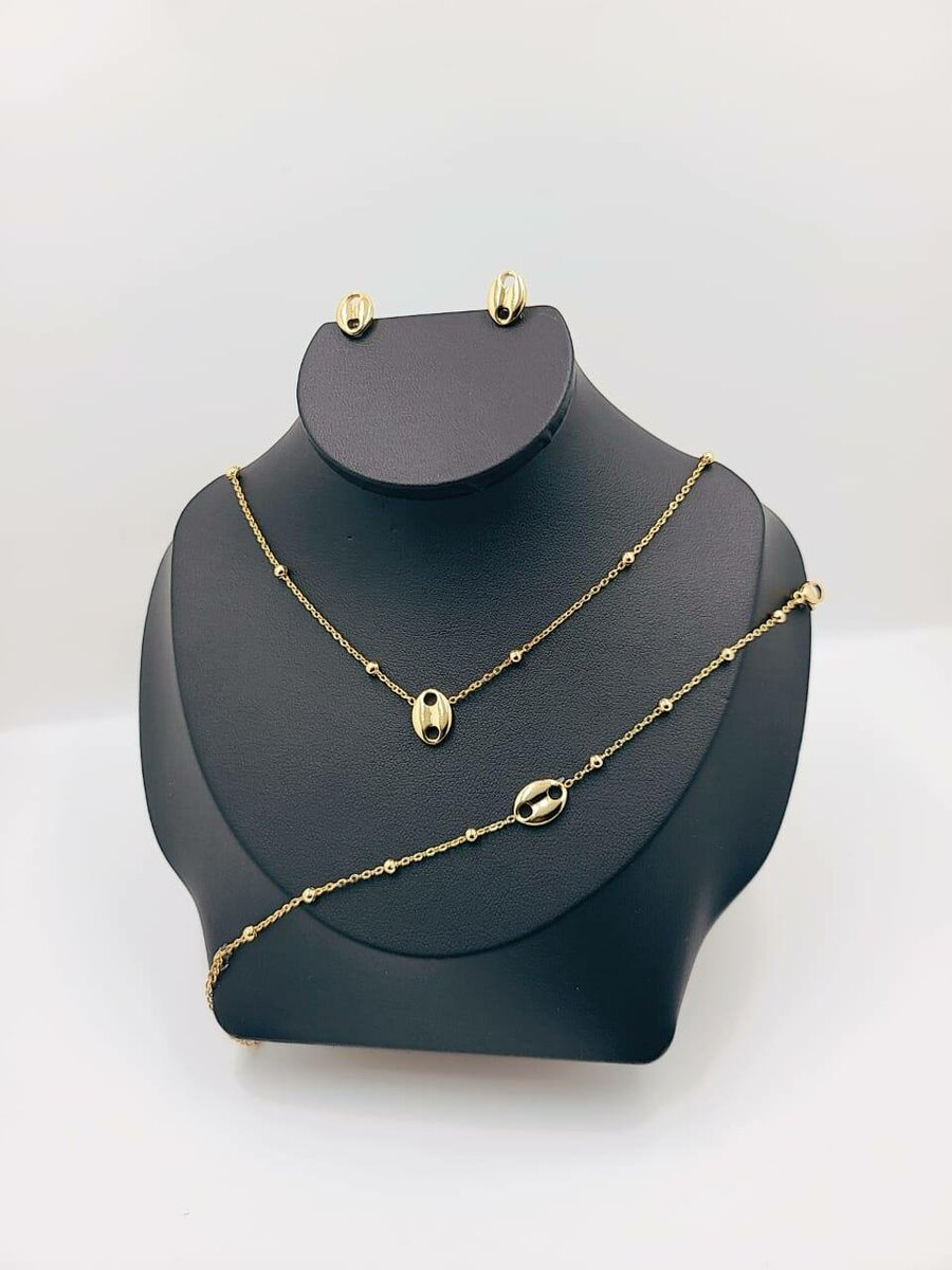 Parure Bijoux en Or Élégante