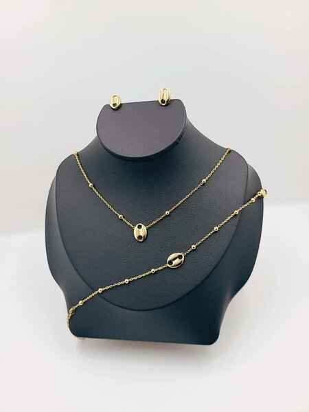 Parure Bijoux en Or Élégante