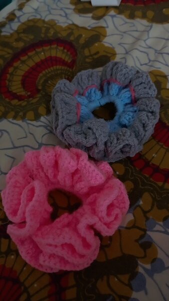 Chouchous colorés crochetés