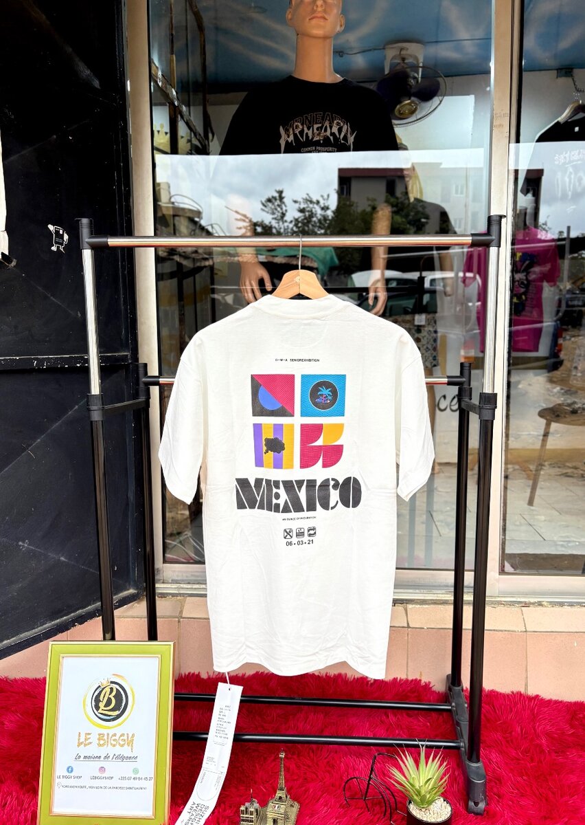 T-shirt blanc unisexe