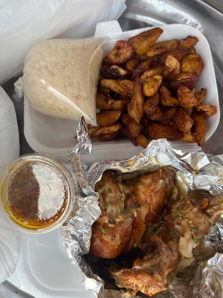 Poulet Mayo avec alloco