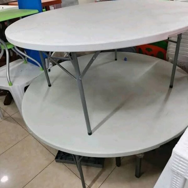 Table ronde pliante