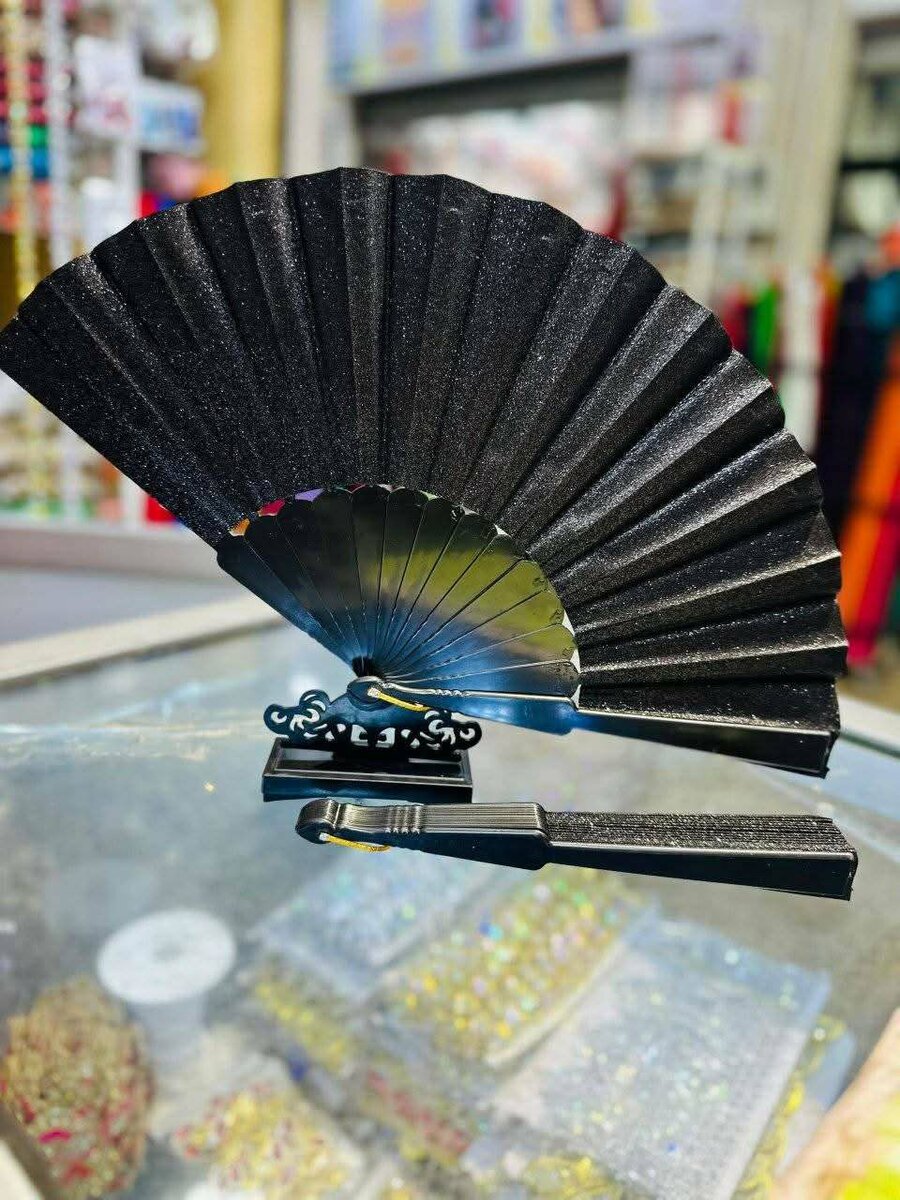 Éventail Pliable Pailleté