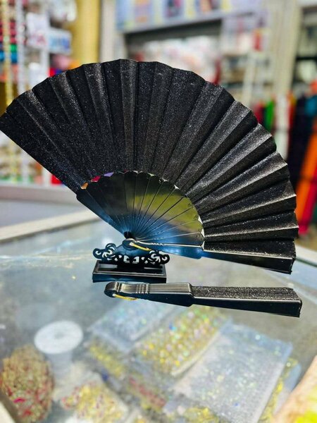 Éventail Pliable Pailleté