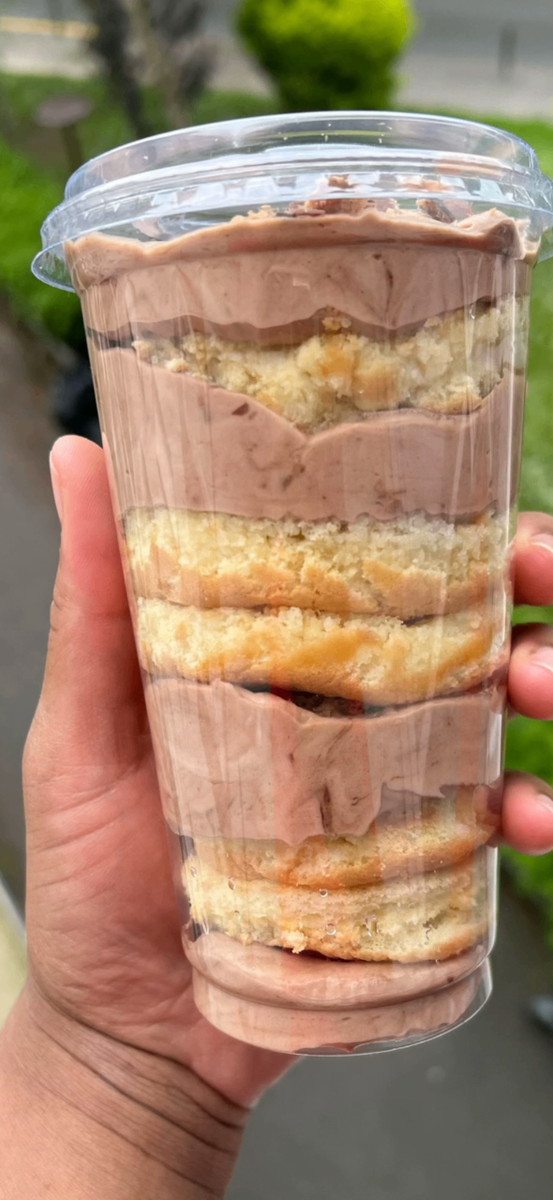 Dessert en coupe délicieuse