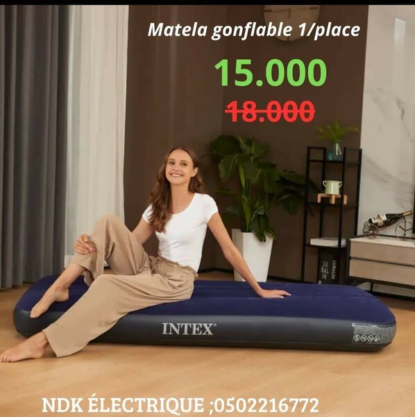 Matelas gonflable 1 place