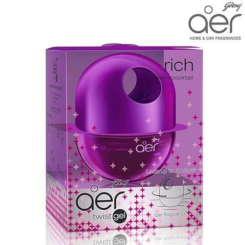 Godrej AER Twist Rich Irish Cocktail Car Air Freshener (