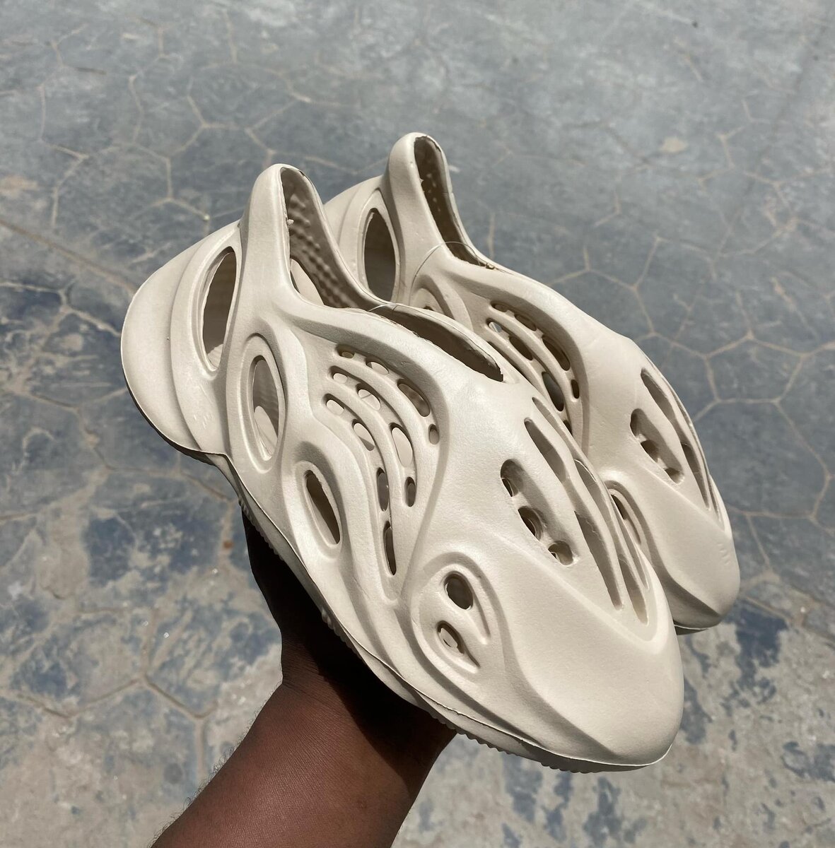 Futuristic sneakers Yeezy form runners Adidas