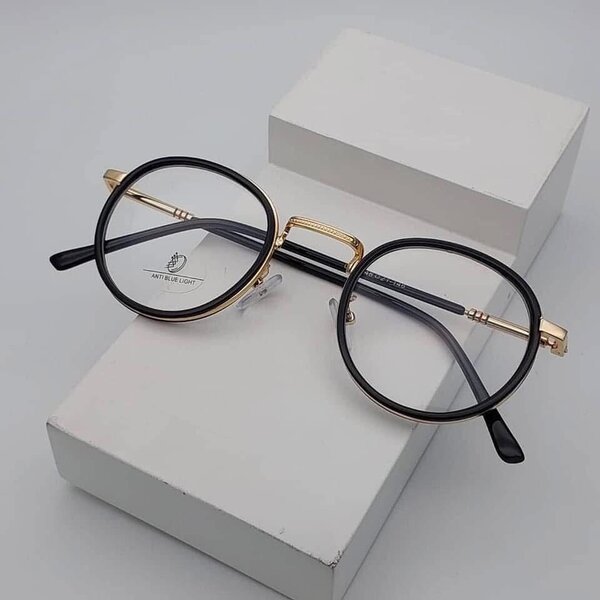 Lunettes rondes anti-lumière