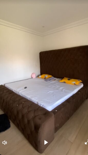 Bed frame and mattress