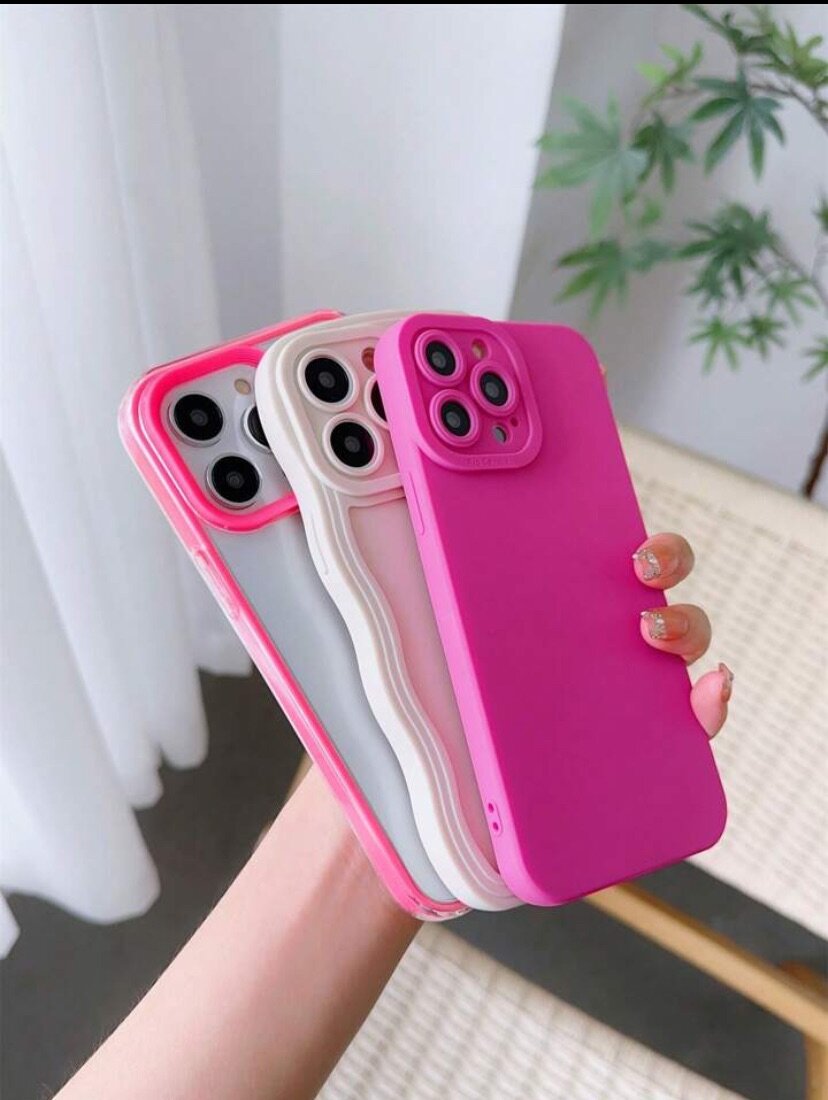 3pcs Solid Phone case
