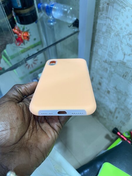 Coque Silicone Orange iPhone