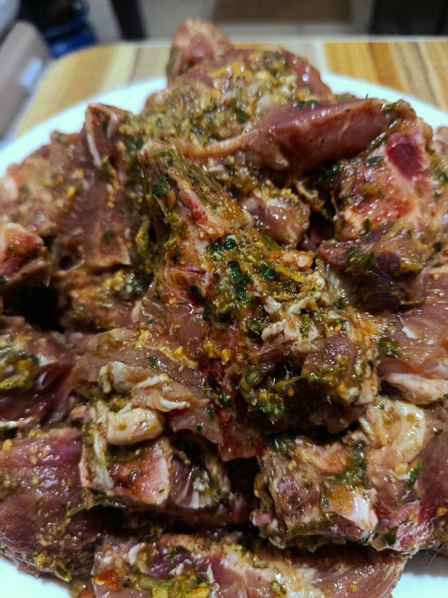 Échine assaisonnée de  porc