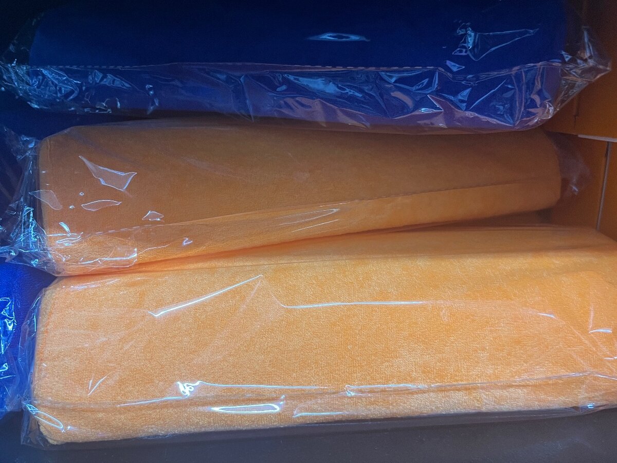 Serviettes en coton colorées